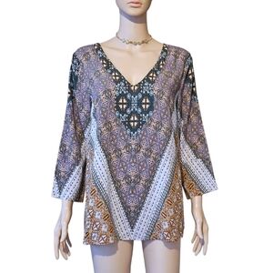 NWT Crosby. Lightweight Printed Top
